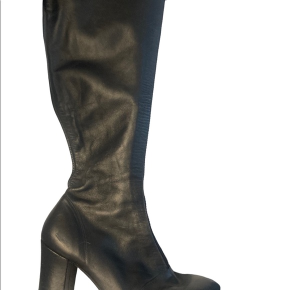 Vintage Navy Boots With Front Zipper - Picture 2 of 8